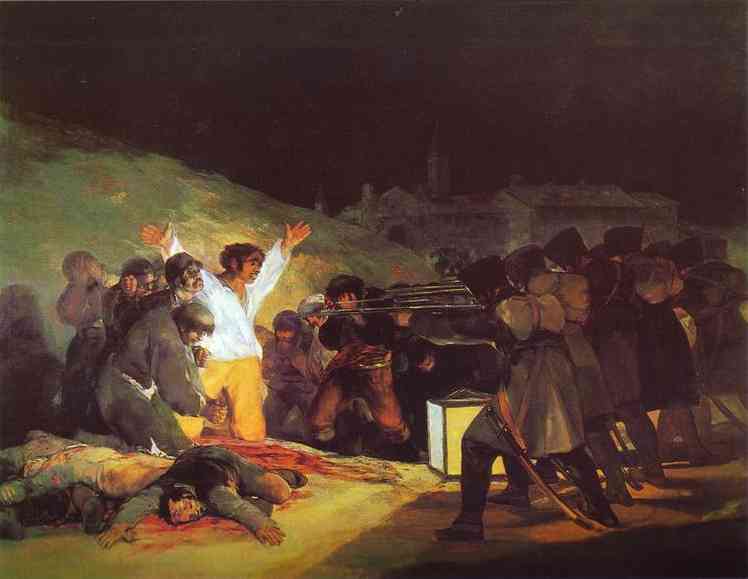 the third of may, 1808; the execution of the defenders of madrid